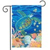 Swimming Sea Turtle Summer Garden Flag Nautical 18" x 12.5" Briarwood Lane - 2 of 4