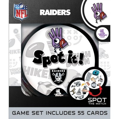 MasterPieces Officially Licensed NFL Las Vegas Raiders Spot It Game for Kids and Adults