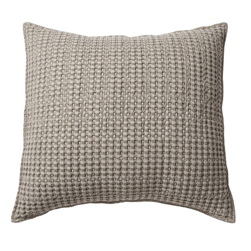 Mills Waffle Square Decorative Pillow - Levtex Home, 1 of 6