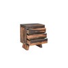 Taran Designs,Marin 3-drawer Live Edge Solid Wood Nightstand - 3 of 4