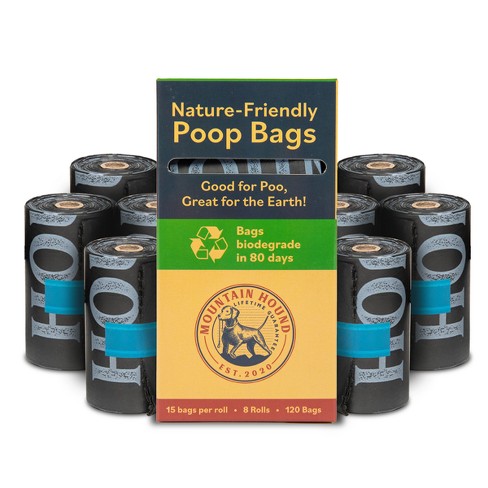 Earth Rated Dog Poop Bags Unscented Refill Rolls, Count of 120