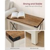 VASAGLE 2-Tier End Table, Side Table with Bottom Shelf, Nightstand for Small Spaces, for Living Room, Bedroom, Farmhouse Style - 3 of 4