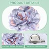 Unique Bargains Alloy Satin Fabric Big Rose Flower Dainty Brooches & Pins 1 Pc - 2 of 4