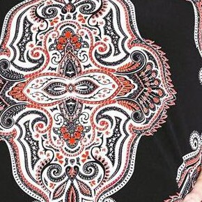 red paisley