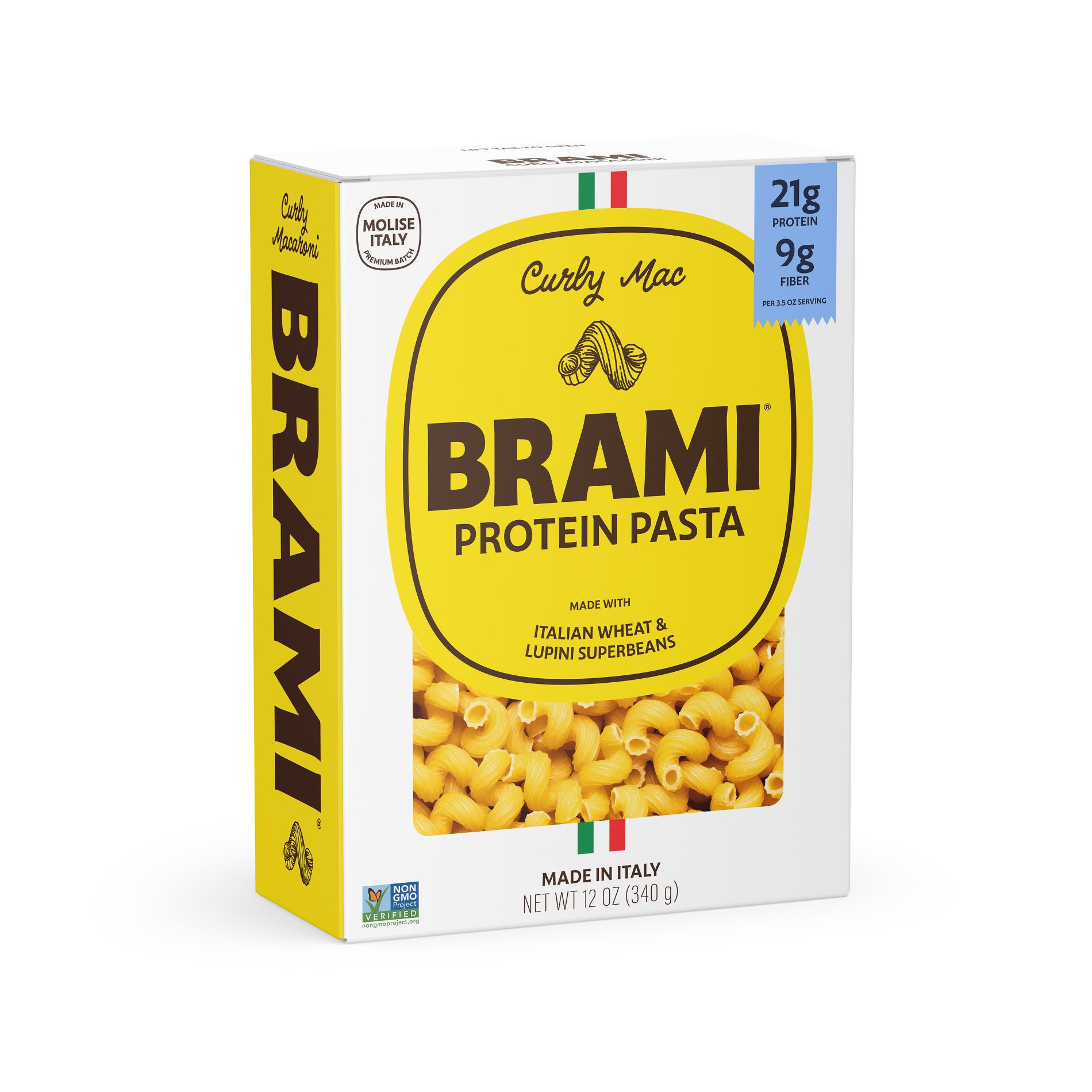 Brami Italian Protein Pasta Curly Macaroni - 12oz