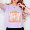 Simply Sage Market Women's Wild and Free Butterfly Short Sleeve Relaxed Fit Cropped Tee - 2 of 4