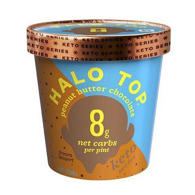 Halo Top Keto Peanut Butter Chocolate Frozen Dessert - 16oz