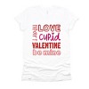 Simply Sage Market Valentine's Words Short Sleeve Tee - S - White - 3 of 4