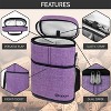 OPUX 2 Bottle Wine Carrier Tote, Insulated Leakproof Cooler Bag, Portable Case Travel Picnic BYOB Beach Christmas Gift - 4 of 4