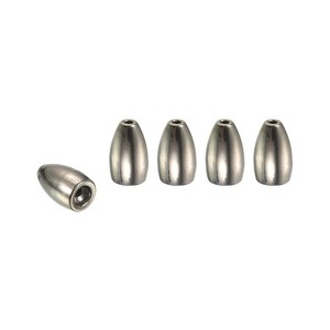 Unique Bargains Tungsten Splash Less Quick Sinking Insert Fishing Weights 5 Pcs - 1 of 4
