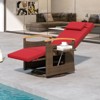 Tangkula Set Of 2 Outdoor 360° Swivel Rattan Recliner Chair Patio Wicker Chaise Lounge Chair - 2 of 4