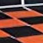 black and orange