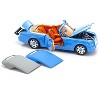 Rolls Royce Phantom Drophead Coupe Light Blue 1/18 Diecast Model Car by Kyosho - 2 of 4