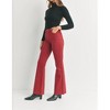 Women's High Rise Scissor Cut Flare Jeans - JUST BLACK DENIM - 2 of 4
