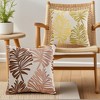 REGALWOVEN Palm Leaf Pattern Decorative Throw Pillow Covers for Farmhouse Home Sofa Couch Bed 2 Pcs - 4 of 4