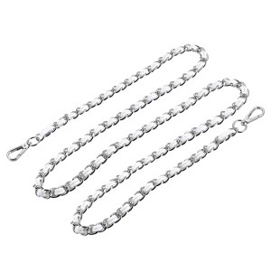 Unique Bargains Metal Corrosion-Resistant PU Leather Purse Flat Chain Straps - 1 of 3