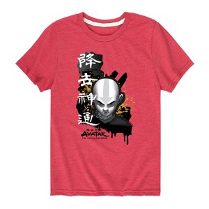Boys' - Avatar: The Last Airbender - Aang Ink Splatter Short Sleeve Graphic T-Shirt - 1 of 4