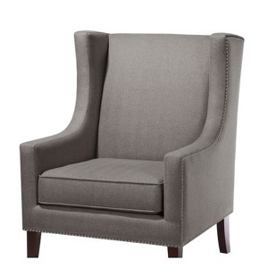 NicBex Polyester Accent Chair,Upholstered Living Room Chairs with High Backrest and Birch Legs,Modern Armchair,Accent Chairs for Living Room - 1 of 4
