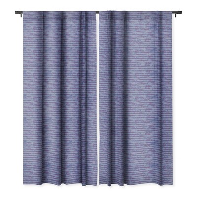 Caroline Okun Shibumi Amethyst Set of 2 Panel Blackout Window Curtain - Deny Designs