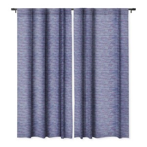 Caroline Okun Shibumi Amethyst Set of 2 Panel Blackout Window Curtain - Deny Designs - 1 of 4