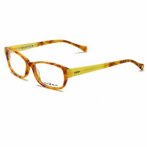 Lucky Brand Porter Designer Acetate Eye Glasses Frame in Blonde Tortoise/Demo Lens 125mm Frame/53mm Lens Width - 1 of 4