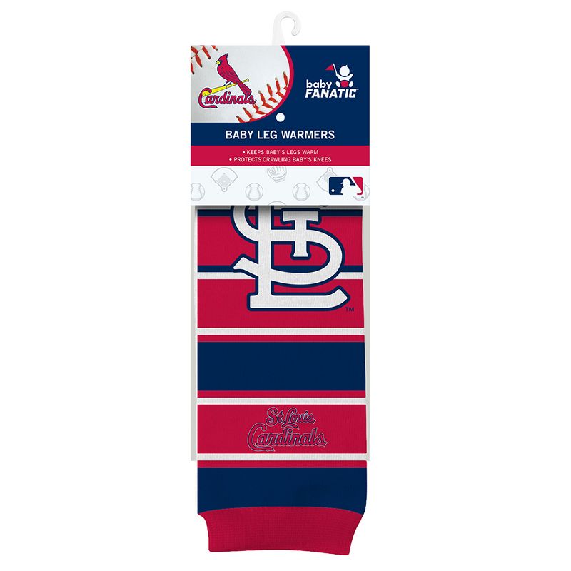 Baby Fanatic Officially Licensed Toddler & Baby Unisex Crawler Leg Warmers - MLB St. Louis Cardinals, 1 of 7