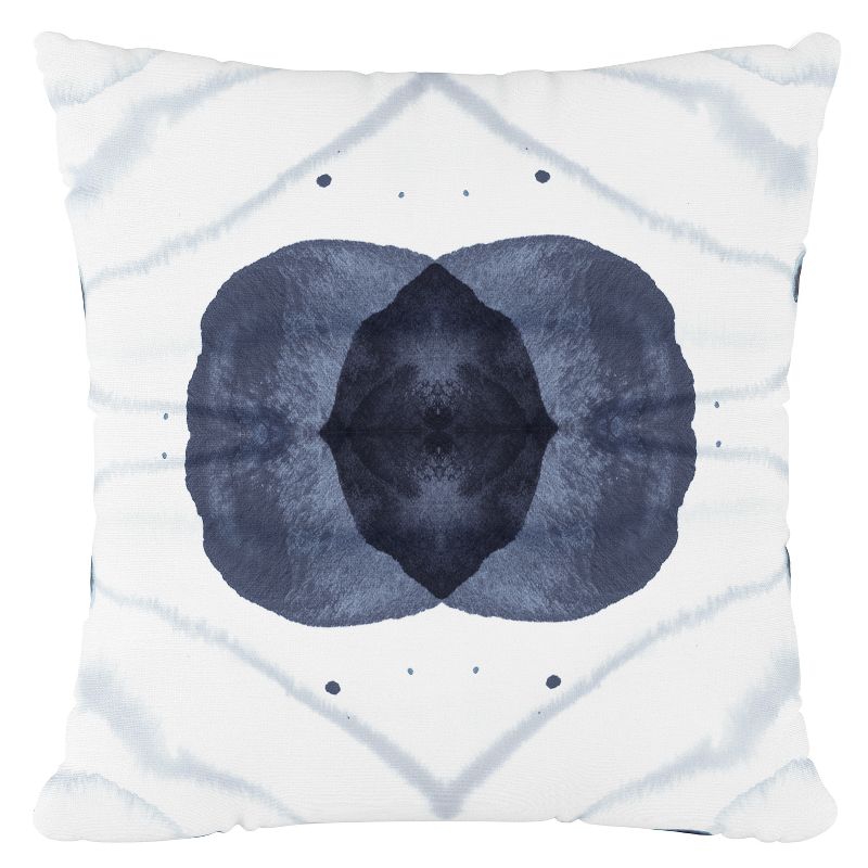 Blue/White Print Throw Pillow - Skyline Furniture, 1 of 6