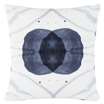 Blue/White Print Throw Pillow - Skyline Furniture