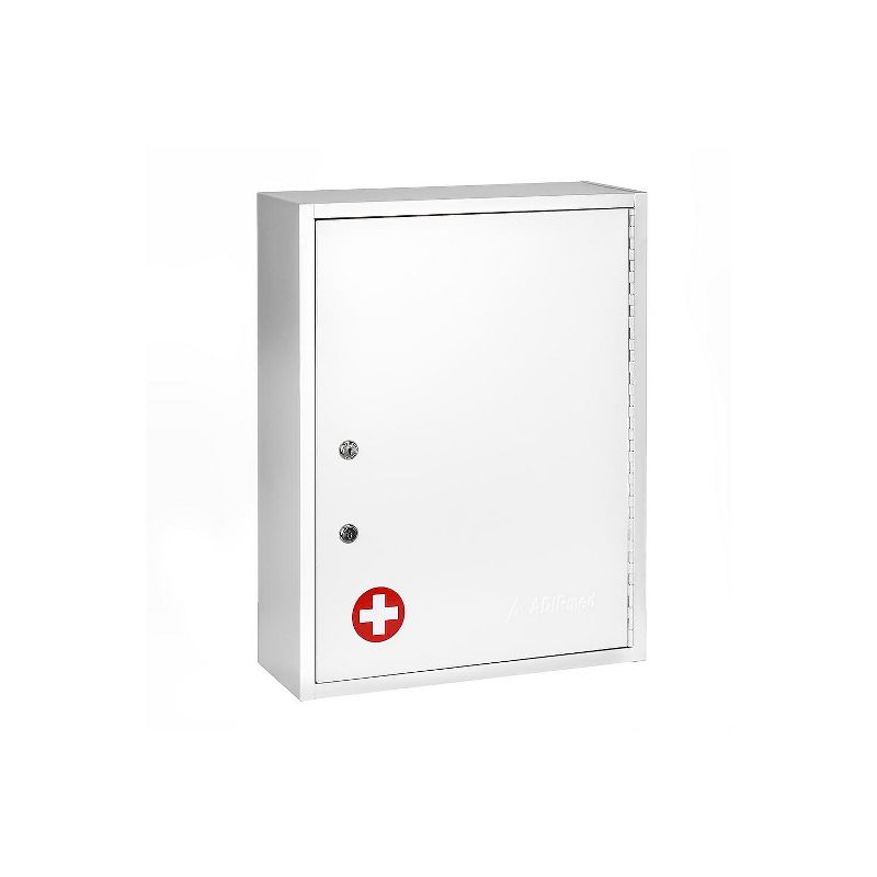 AdirMed 21 in. H x 16 in. W x 6 in. D Large Dual Lock Surface-Mount Medicine Security Medical, 1 of 8