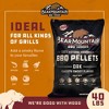 Bear Mountain BBQ Premium All Natural Oak Wood Smoker Pellets for Smoker Grill, Outdoor Gas, Charcoal, and Electric Grill, 40 Pounds (2 Pack) - 3 of 4