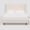 Antwerp Wingback Platform Bed in Linen - Threshold™ - 2 of 4