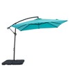 Sonkuki 8.2×8.2FT Outdoor Patio Umbrella, Square Canopy Offset Umbrella for Villa Gardens, Lawns and Yard - 2 of 4
