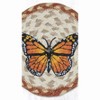 Earth Rugs Rustic Monarch Round Coaster – Oversized 7" Butterfly Table Protector - 3 of 3