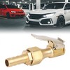 Unique Bargains Car Tire Chuck Clip Air Inflator Compressor Pump Adapter Accessories Gold Tone - 2 of 4