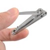 Unique Bargains Metal Compact Size Silver Tone Nail Clipper 2.1" x 0.46" x 0.54" 2 Pcs - 3 of 3