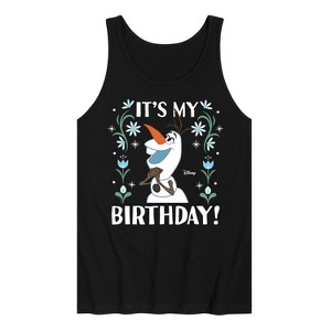 Men's - Disney - Olaf It's My Birthday Graphic Tank Top - 1 of 2