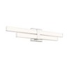 Zane 25" LED Vanity Light - Dimmable, Aluminum, Chic Geometric Design, Damp Rated - 4 of 4