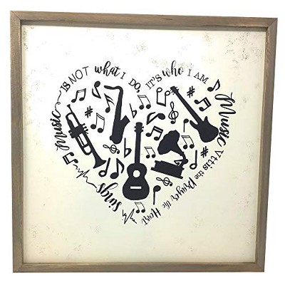 TX USA Corporation Wood Wall Decor, 1" W x 15.75" D x 15.75" H, Multicolored