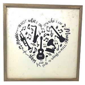 TX USA Corporation Wood Wall Decor, 1" W x 15.75" D x 15.75" H, Multicolored - 1 of 4