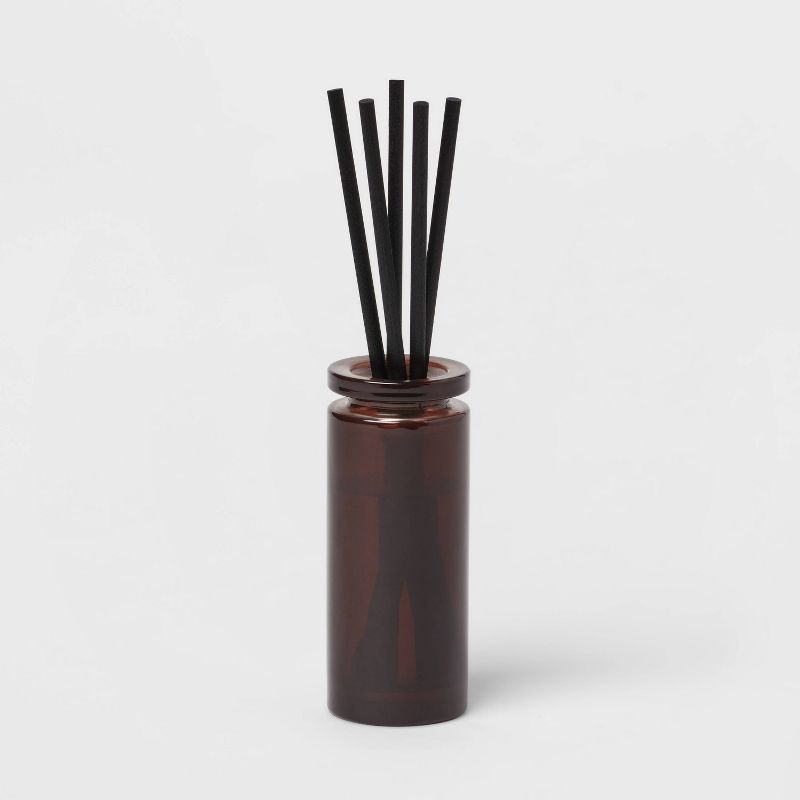 100ml Oil Fiber Reed Diffuser Black Honey Vanilla Plum Purple - Threshold&#8482;, 4 of 5