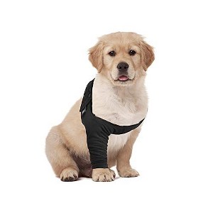 Suitical Recovery Single Sleeve for Dogs - Chest Circumference, Black - 1 of 4