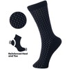 Alpine Swiss Mens Dress Socks 6 Pair Crew Sock Cotton Dress Socks for Men Solid Ribbed Argyle Pattern Multicolor Fun Designs - 4 of 4