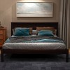 Queen/Full/Twin Size Wood Platform Bed Frame with Headboard 4W -ModernLuxe - 2 of 4