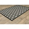 Oriental Weavers Torrey 4151G Light Grey/ Black Indoor/Outdoor Area Rug - 1'10" x 3'9" - 2 of 4