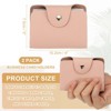 Unique Bargains Leather Slim ID Card Business Card Holder Wallets with 24 Slots 4" x 3" 2 Pcs - 2 of 4