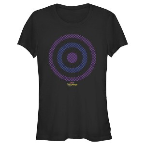 Juniors Womens Marvel Hawkeye Bullseye T-Shirt - 1 of 4