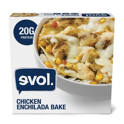 Evol Gluten Free Frozen Chicken Enchilada Bowl - 9oz