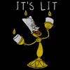 Men's Beauty and the Beast Lumiere It's Lit T-Shirt - image 2 of 4