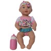Goldberger Baby's First 13" Soft Body Talking Baby Doll w/ Bottle Baby White - 2 of 4