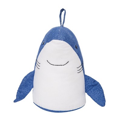 C&F Home Blue Coastal Shark Door Stop